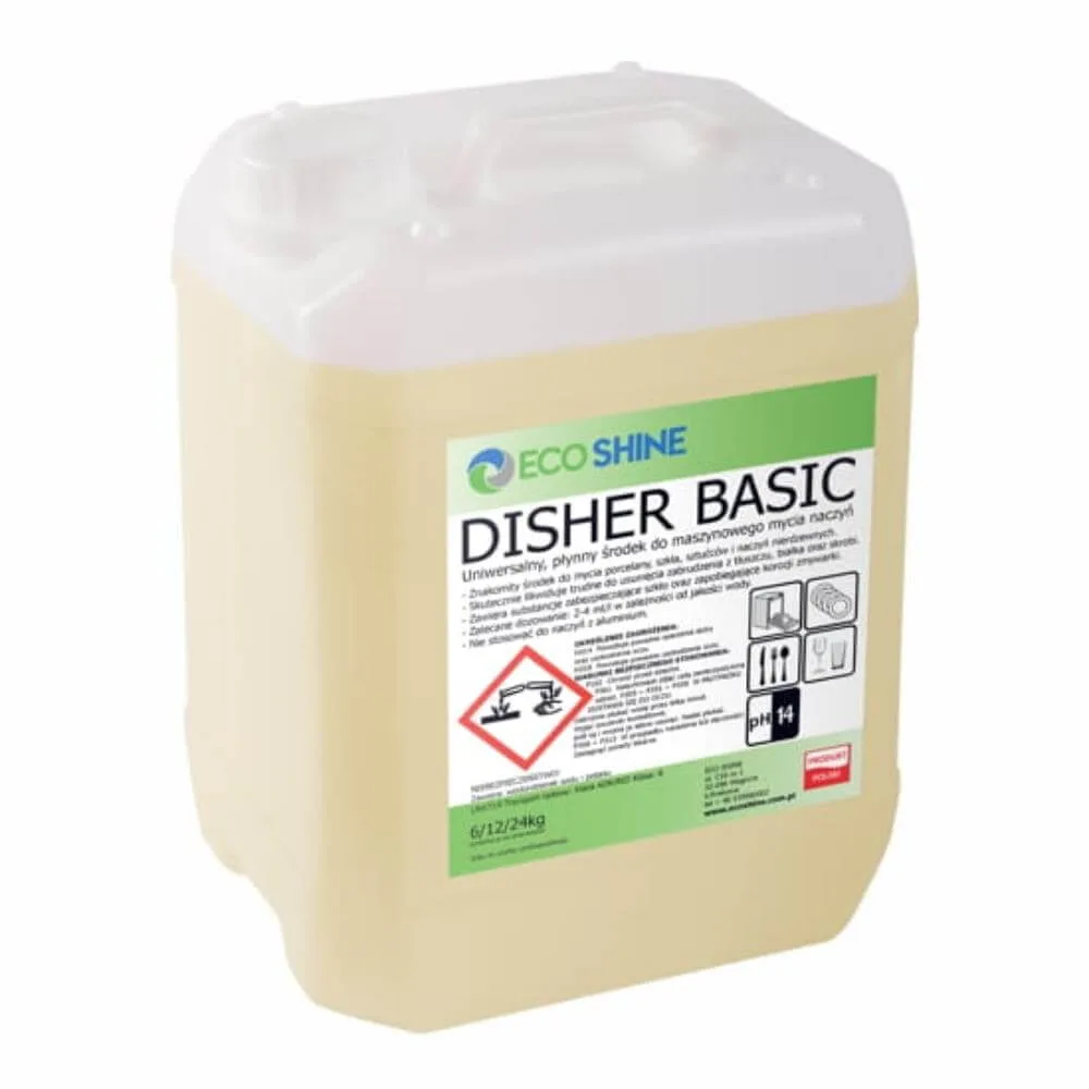 DISHER CL płyn do zmywarki wybielający 5L / 6kg
