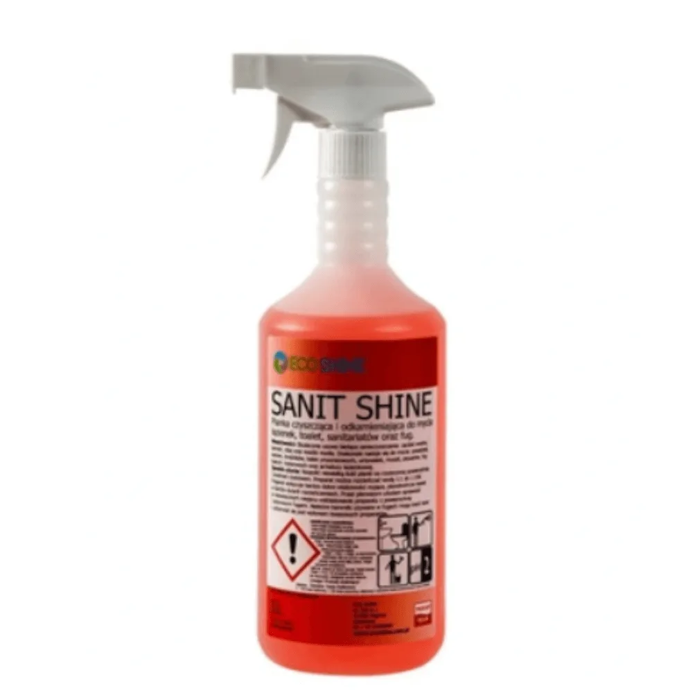 SANIT SHINE pianka do mycia i odkamieniania 1L