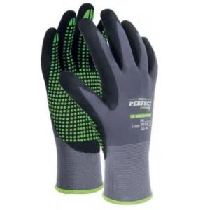 RĘKAWICE NYLONOWE NITRYLOWE ROBOCZE NITRILE FLEX DOTS roz 11