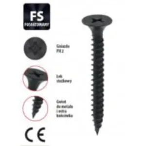 Wkręty do płyt G-K do metalu KSGM 4,2x70 250szt - obrazek 6