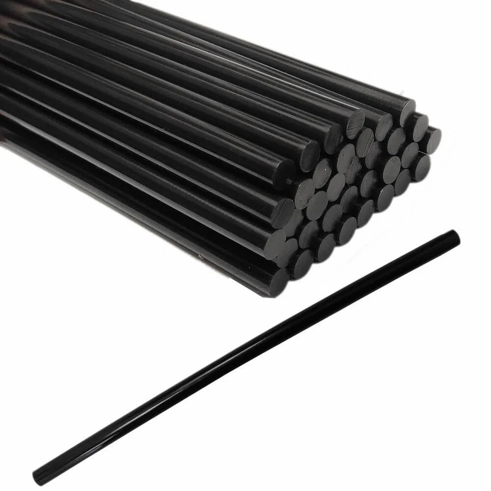 Klej do pistoletu na gorąco czarny 11mm 1kg 35szt