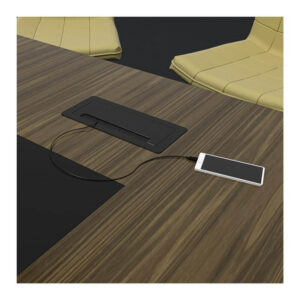 INBOX srebrny 2x gniazdo FR, 2xUSB, 1xRJ45, 1xHDMI - obrazek 6