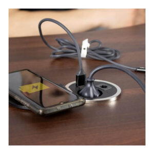 SAMBO BOX, czarny, 1 x gniazdo FR, 1 x USB typ A, - obrazek 7