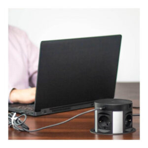 MULTI BOX, czarny, 4 x gniazdo SCHUKO, 2 x USB typ - obrazek 8