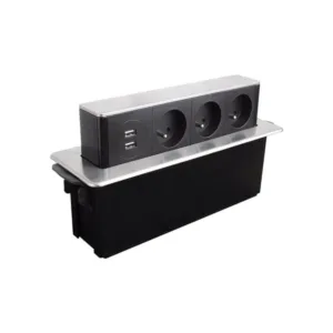 HOP BOX stal drapana 3 x gniazdo FR, 2 x USB typ A