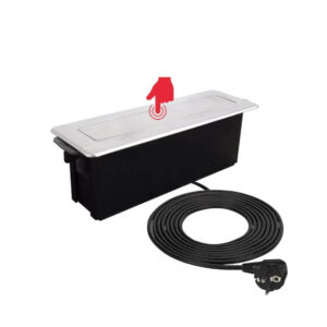 HOP BOX stal drapana 3 x gniazdo FR, 2 x USB typ A - obrazek 5