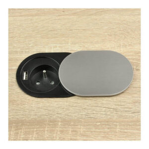 SLIDE BOX, 1x gniazdo z bolcem 1xUSB - obrazek 5