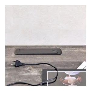 CIZOBOX czarny, 2 x gniazdo FR, 2 x USB, przewód z - obrazek 2