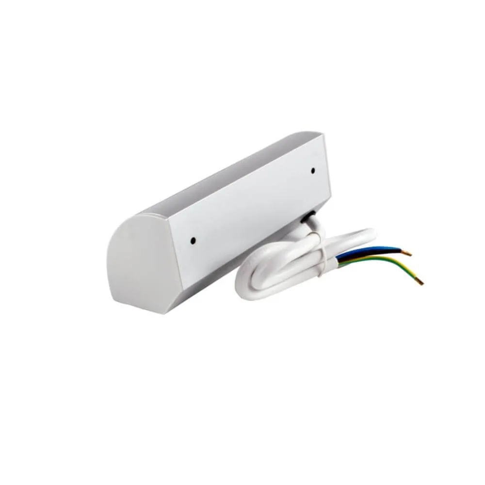 CORNER BOX aluminium 2x gniazdo Schuko