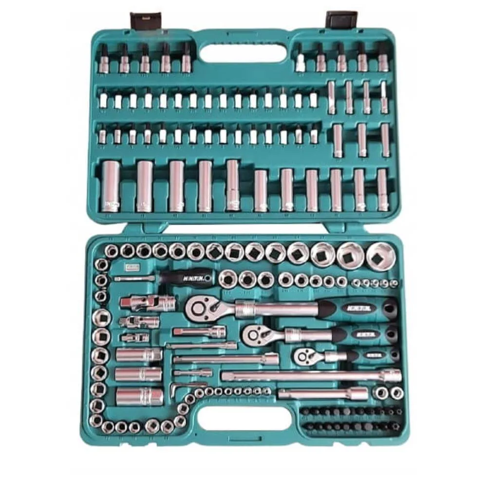 ZESTAW NARZĘDZI 155 ELEM. 1/4" 3/8" 1/2"