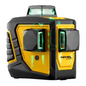 Niwelator laser krzyżowy zielony NIVEL CL3D 3 płaszczyzny plus statyw i czujnik - obrazek 2