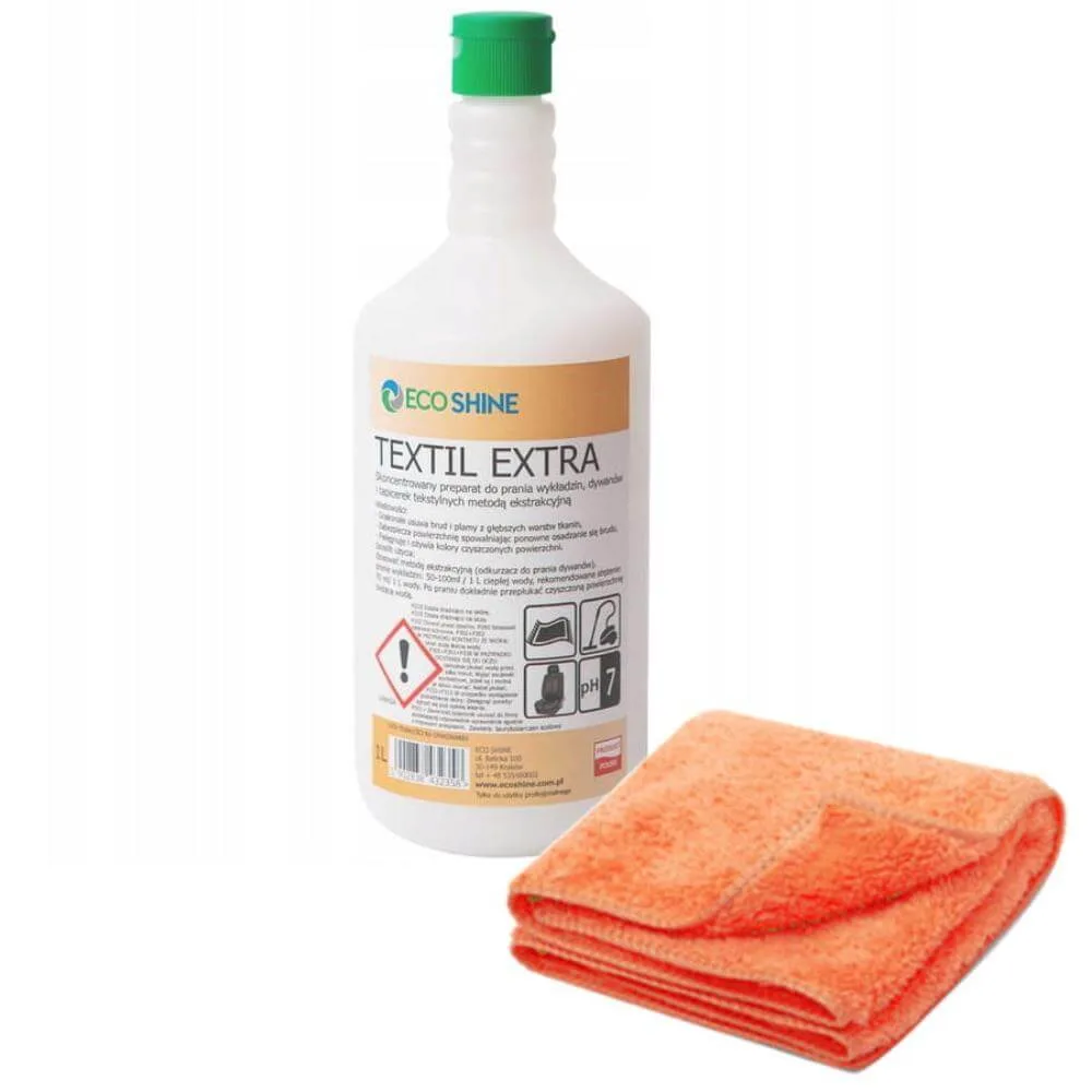 TEXTIL EXTRA 1L butelka TE-CH + mikrofaza 30x30