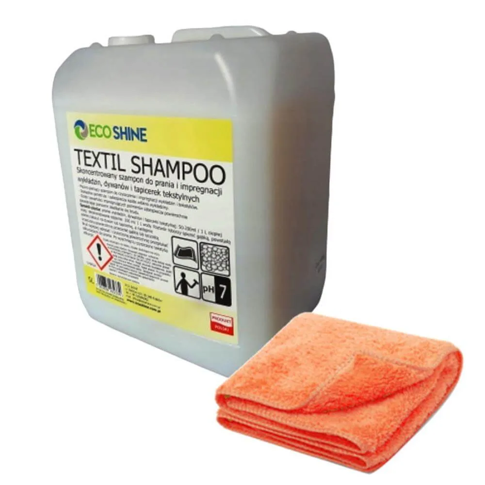 TEXTIL SHAMPOO 5L kanister TE-CH + mikrofaza 30x3