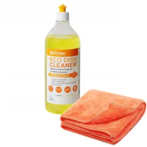 ECO DISH CLEANER 1L TE-CH + mikrofaza 30x30
