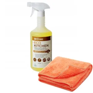 Ekologiczny, gotowy płyn do odtłuszczania ECO KITCHEN 1L TE-CH + mikrofaza 30x30