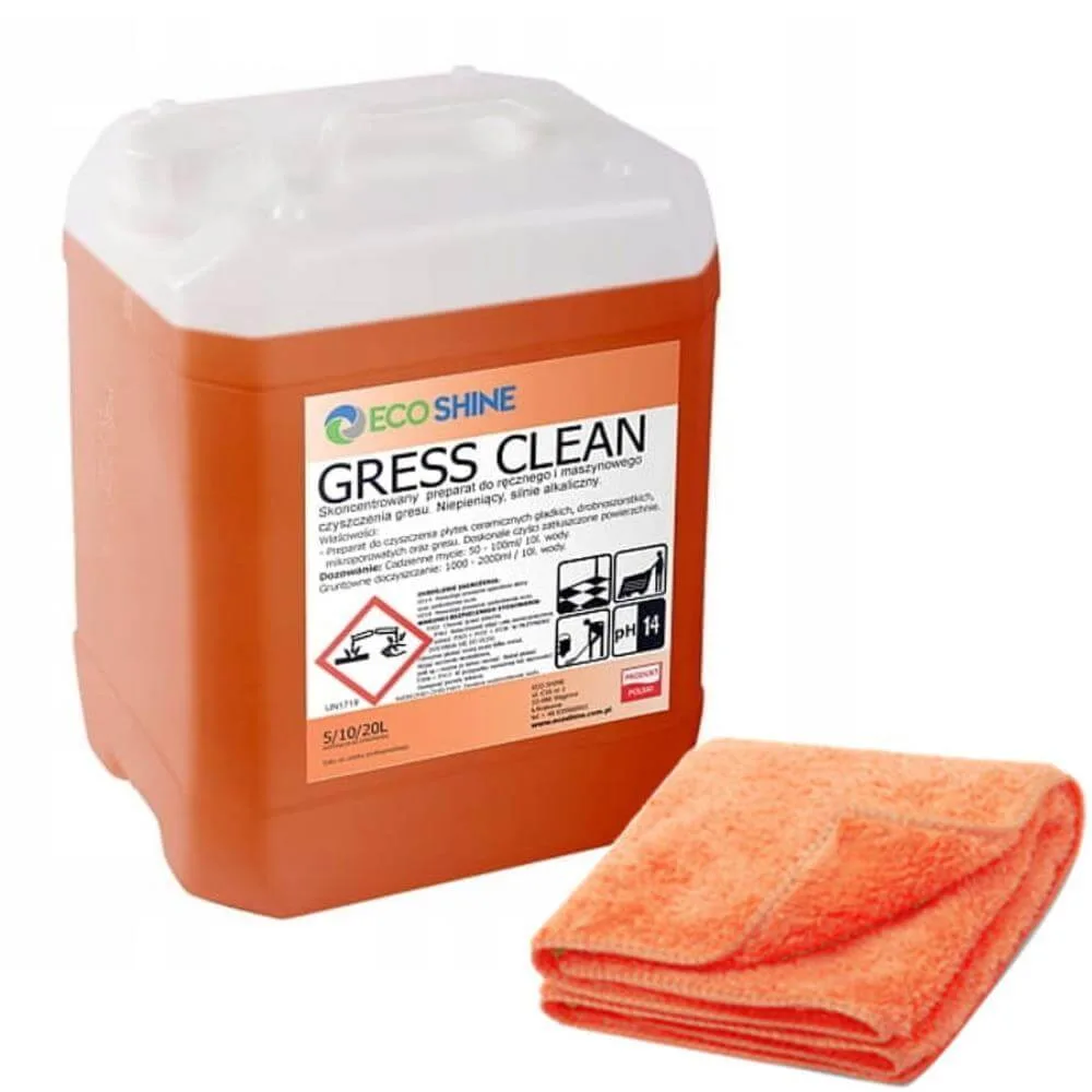 GRESS CLEAN 10l TE-CH + mikrofaza 30x30