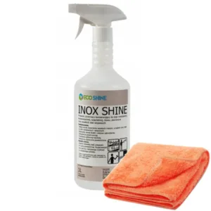 INOX SHINE 1L butelka TE-CH + mikrofaza 30x30