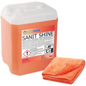SANIT SHINE 5L kanister TE-CH + mikrofaza 30x30