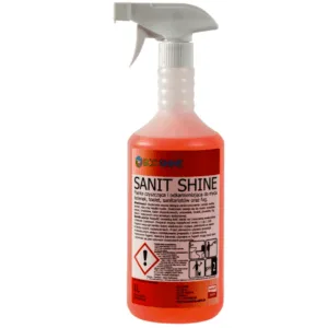 SANIT SHINE 1L butelka TE-CH + mikrofaza 30x30 - obrazek 3
