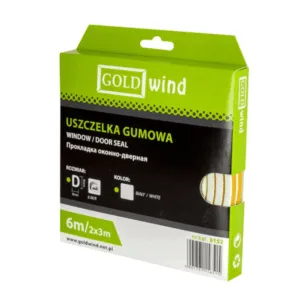Uszczelka gumowa 6m D biała