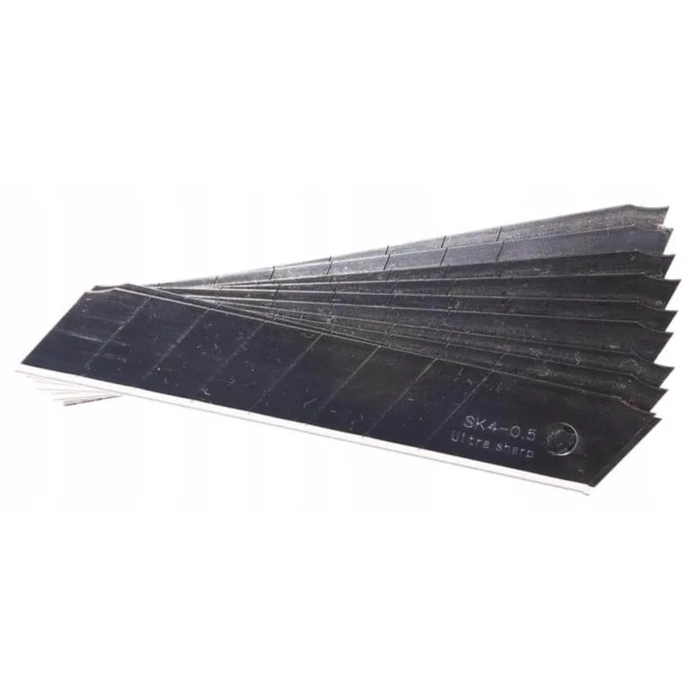 OSTRZA 18 MM 10 ELEM. SK4, 0.5MM OSTRZONE LASEROWO
