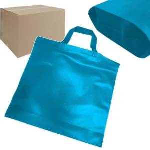 20szt Torba włókninowa siatka na zakupy 40x38x10 turkusowa