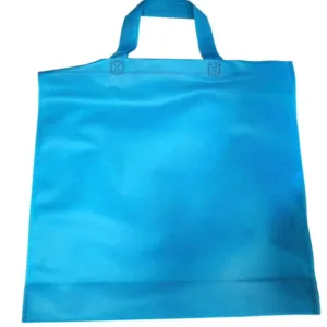 20szt Torba włókninowa siatka na zakupy 40x38x10 turkusowa - obrazek 4