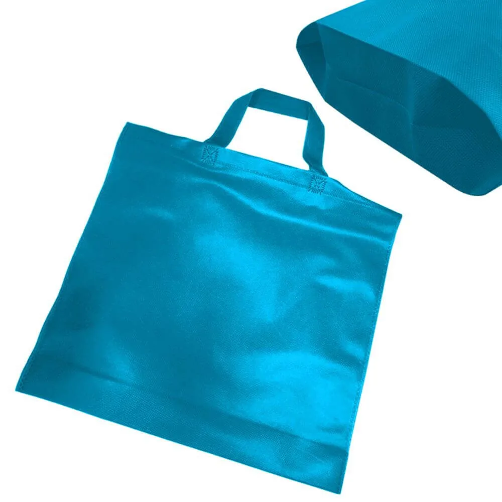 Torba włókninowa siatka na zakupy 40x38x10 turkusowa 1szt