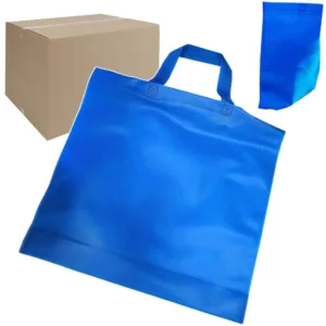 20szt Torba włókninowa siatka na zakupy 40x38x10 niebieska