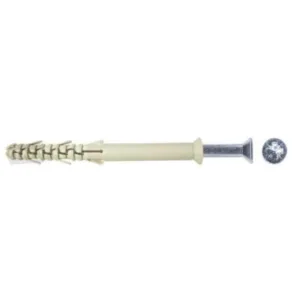 ASL 08/100 100 szt 8x100 kołek ramowy, nylon, stożek PZ, długa strefa do murów otworowych