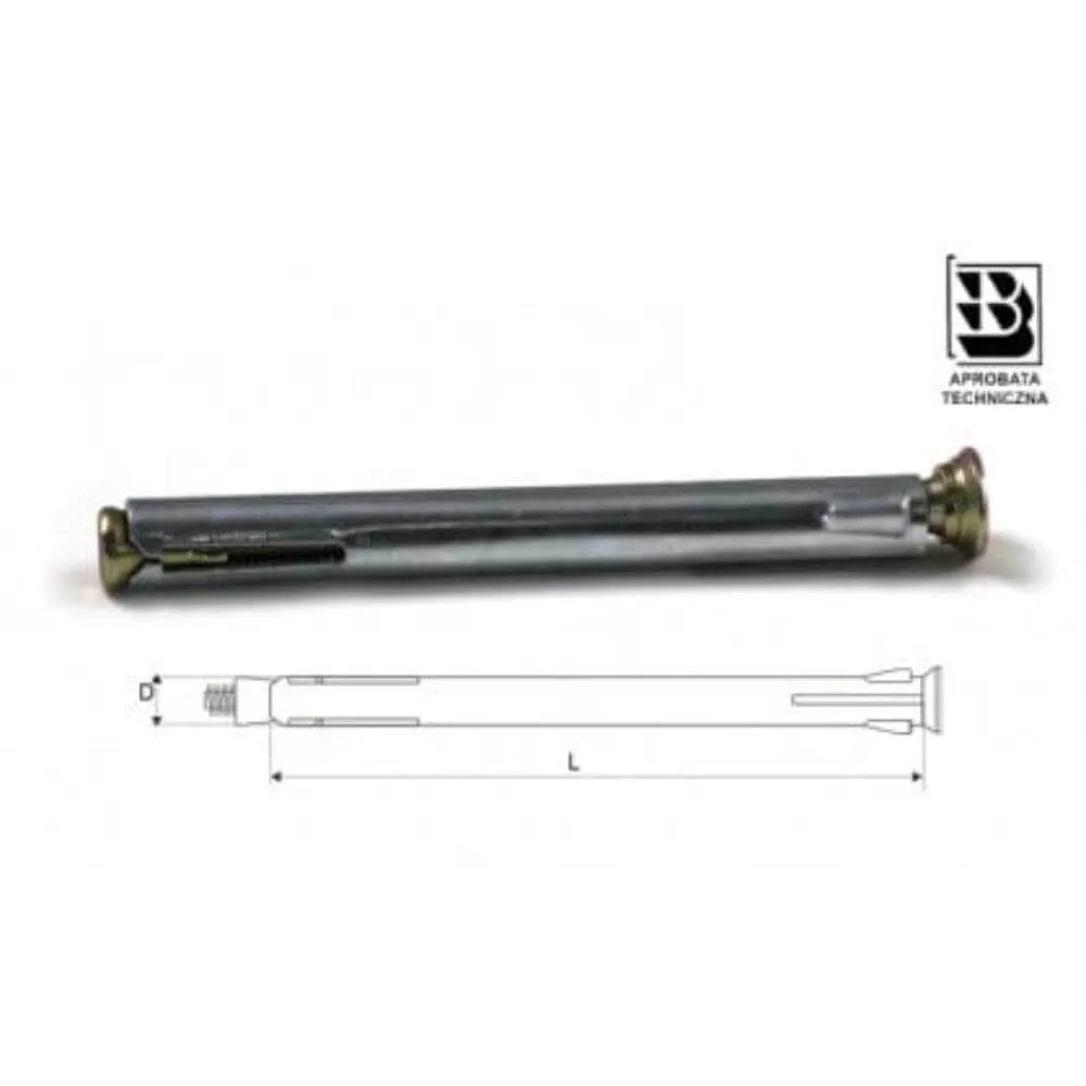 KO132 Metalowy łącznik - kotwa do ościeżnic 10x132 50szt