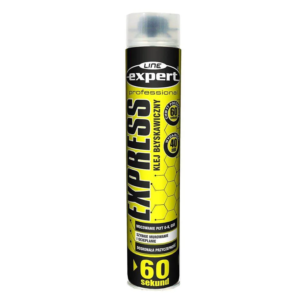 Szybki 60s klej montażowy EXPERT LINE EXPRESS pistoletowy letni 750ml
