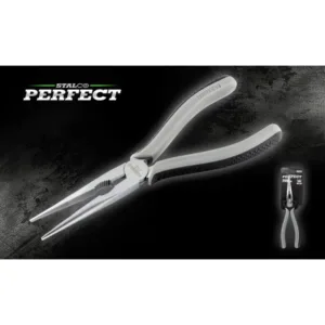 67049 Szczypce wydłużone, proste 200mm STALCO PERFECT