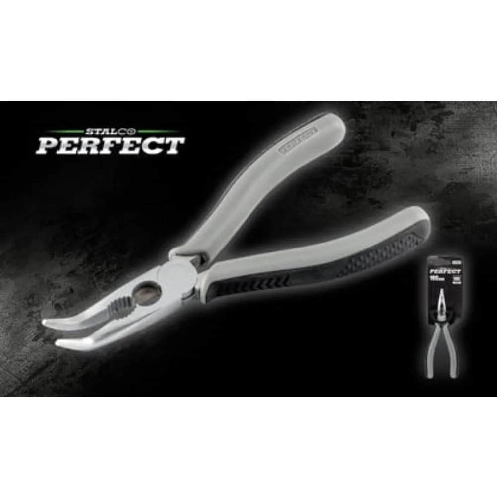 67052 Szczypce wydłużone, wygięte 160mm STALCO PERFECT