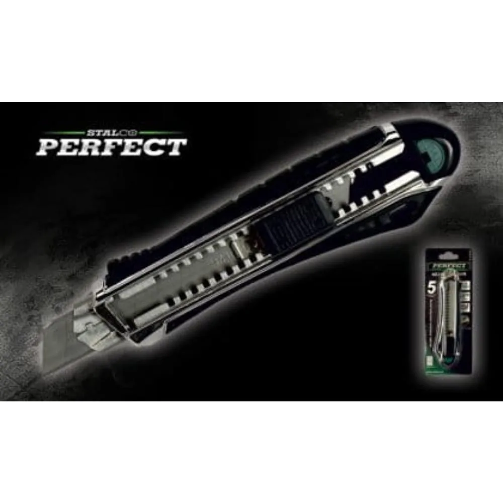 67418 NÓŻ Z OSTRZEM ŁAMANYM 18mm STALCO PERFECT