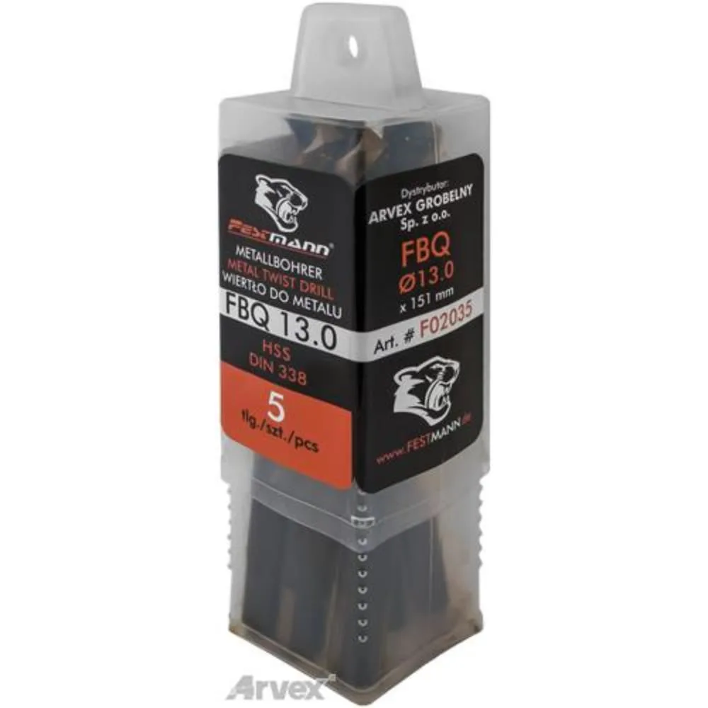 FBQ 04.2/075 wiertło do metalu PREMIUM FESTmann® DIN 338 (NWKa) 4,2x75