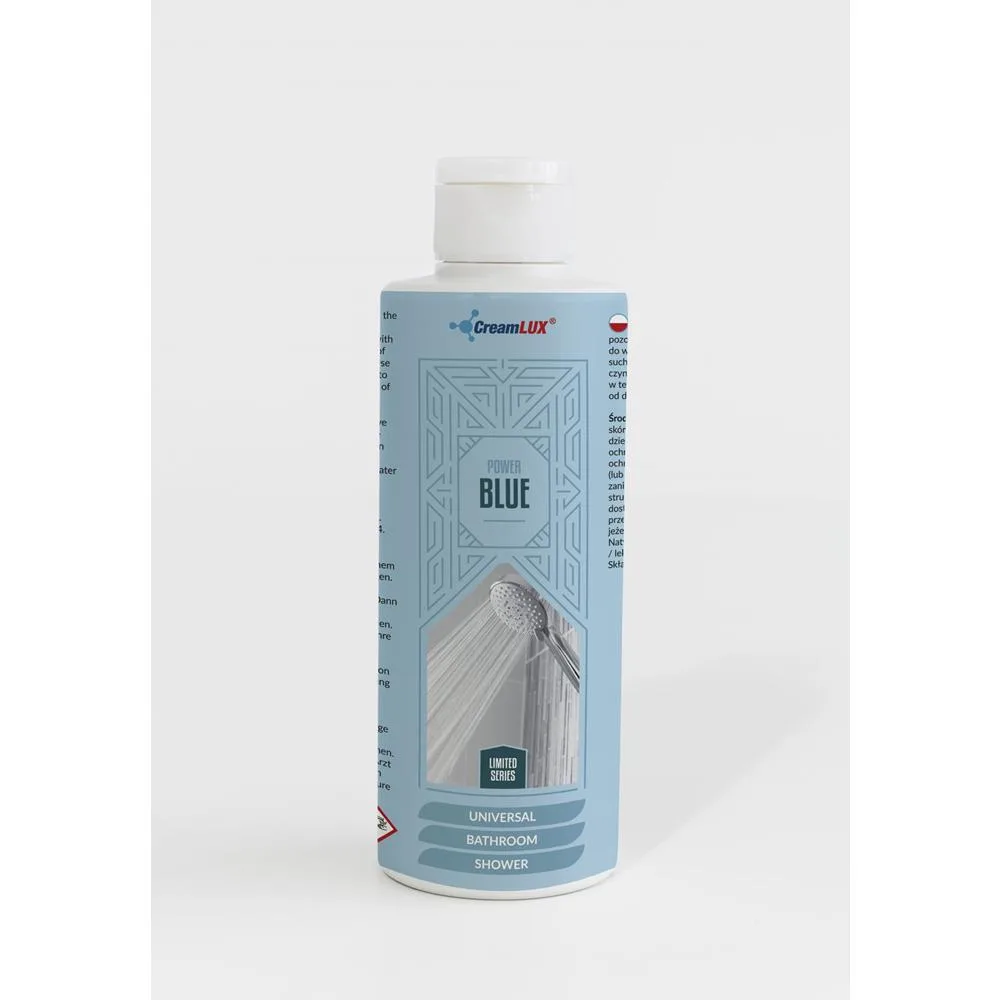 CREAMLUX krem czyszczący niebieski do łazienek POWER BLUE 200ml