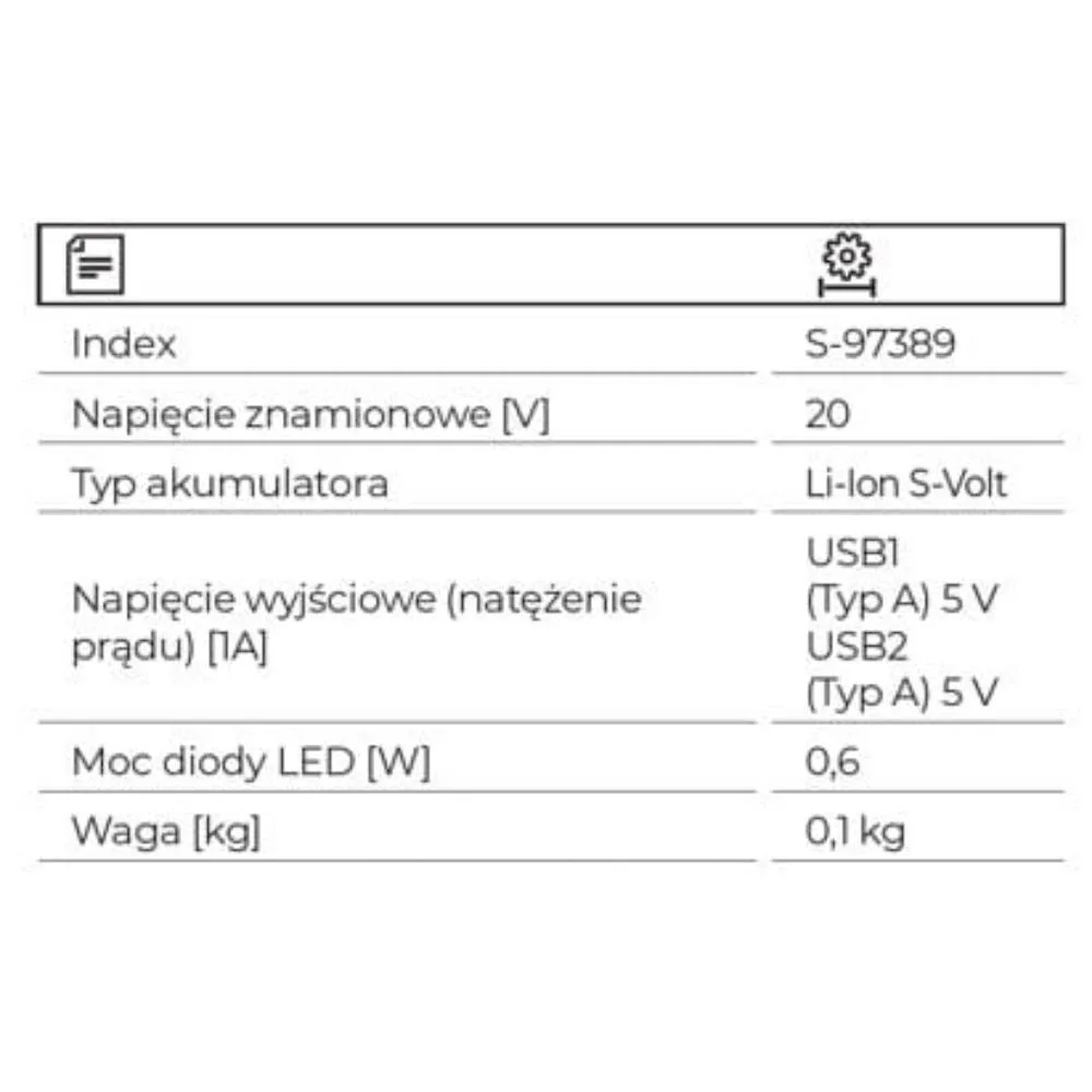 97389 ŁADOWARKA USB UCS20 STALCO S-VOLT