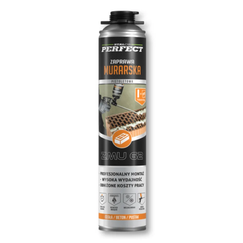 64662 ZAPRAWA MURARSKA PISTOLETOWA 750ml PERFECT (cena za szt, pakowane po 12szt)
