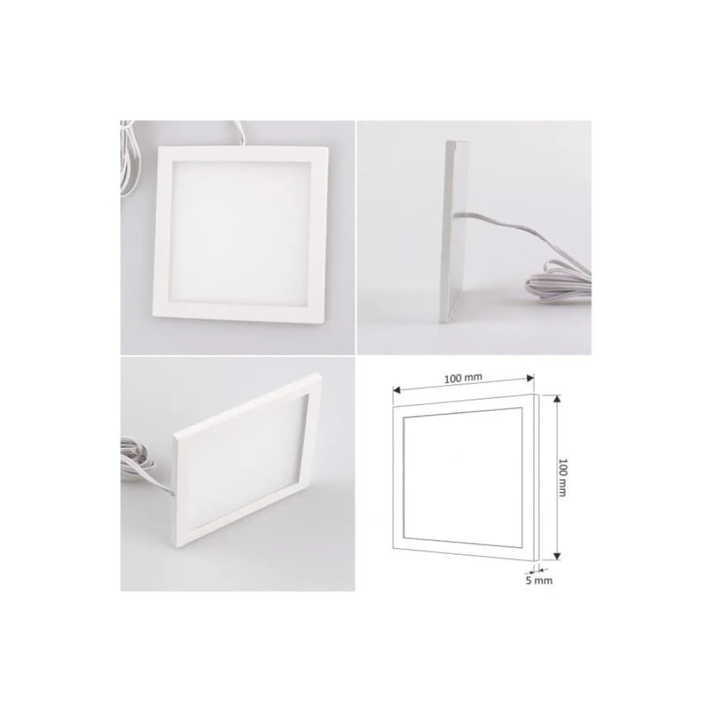 FOTON oprawa aluminium, 12VDC 3W, światło białe ciepłe