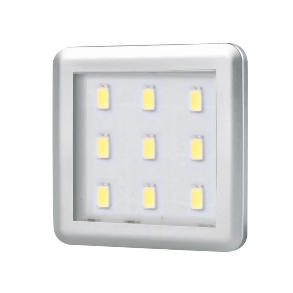 SQUARE 3 oprawa LED, 2,5W 12VDC 9pkt, CIEPŁA kwadr