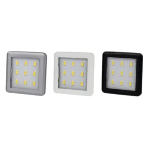 SQUARE 3 oprawa LED, 2,5W 12VDC 9pkt, CIEPŁA kwadr - obrazek 3