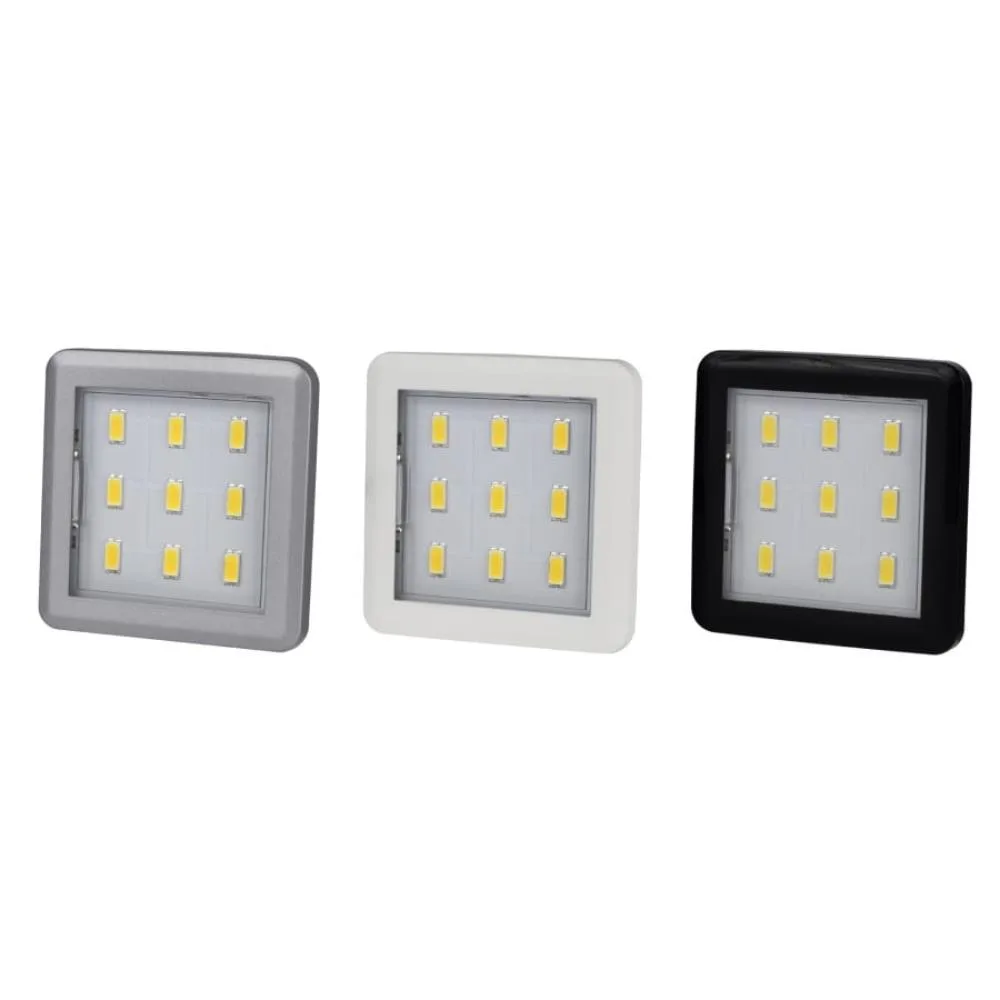 SQUARE 3 oprawa LED, 2,5W 12VDC 9pkt, NEUTRALNA kw