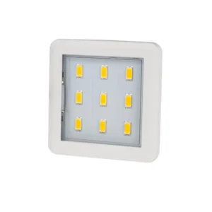 SQUARE 3 oprawa LED, 2,5W 12VDC 9pkt, ZIMNA kwadra