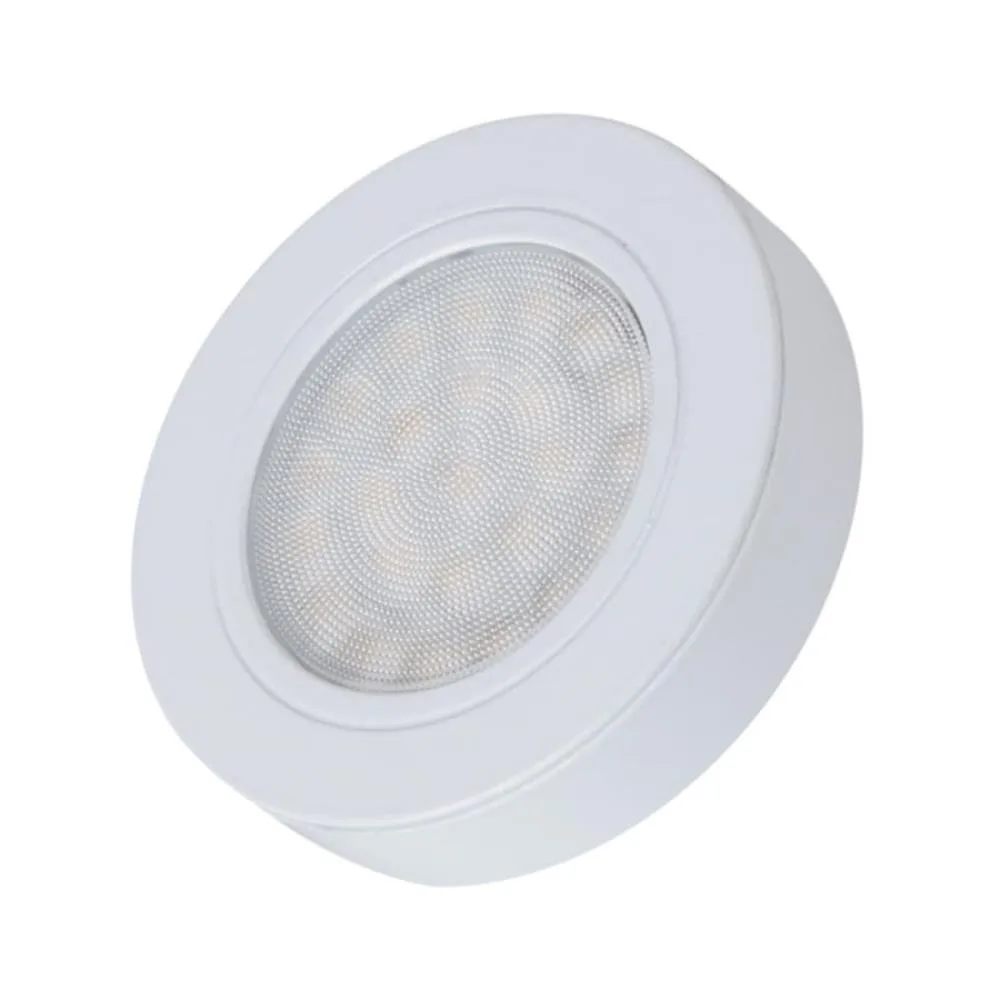 OVAL LED z dystansem 12VDC, 2,0W BIAŁY, 6000K, 2m