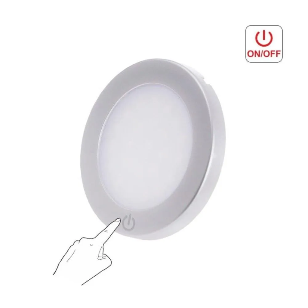 SENSO MASTER 12VDC, 2,5W aluminium, 4000K, 2m prze