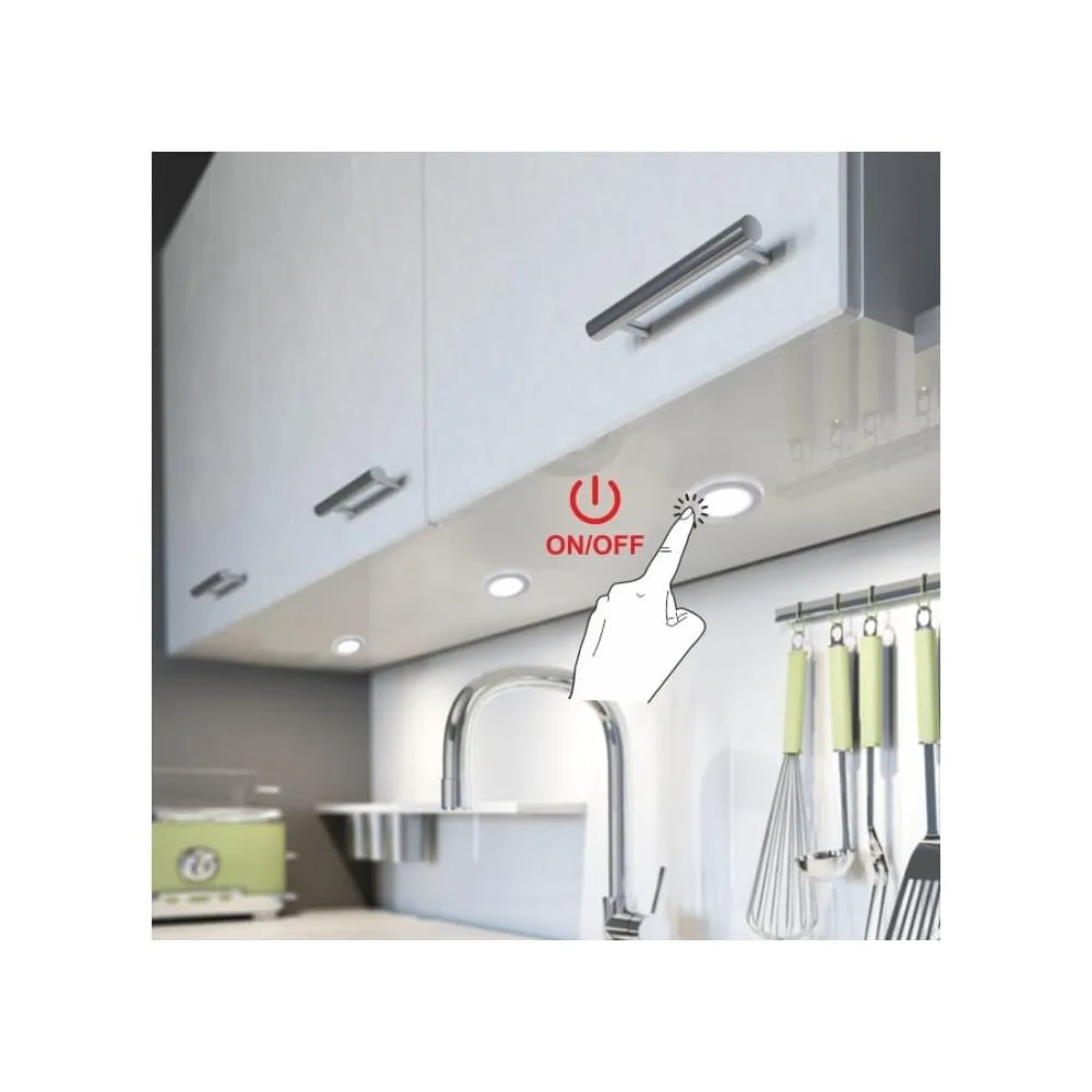 SENSO MASTER 12VDC, 2,5W aluminium, 4000K, 2m prze
