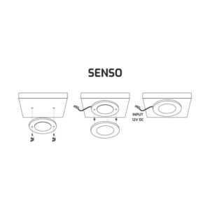 ZESTAW SENSO MASTER 3PKT, BARWA NEUTRALNA - obrazek 3