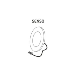 SENSO 12VDC, 2,5W aluminium, 6000K, 2m przew. wej - obrazek 3