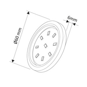 ORBIT XL oprawa LED, max 3,0W 12VDC 9pkt, NEUTRALN - obrazek 5